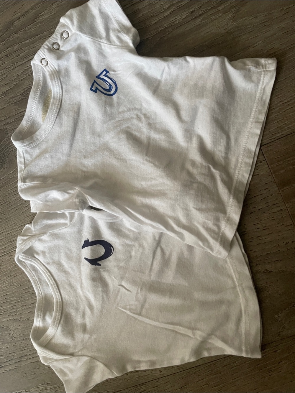 True Religion White Short-Sleeve Kids Tee with Blue Logo